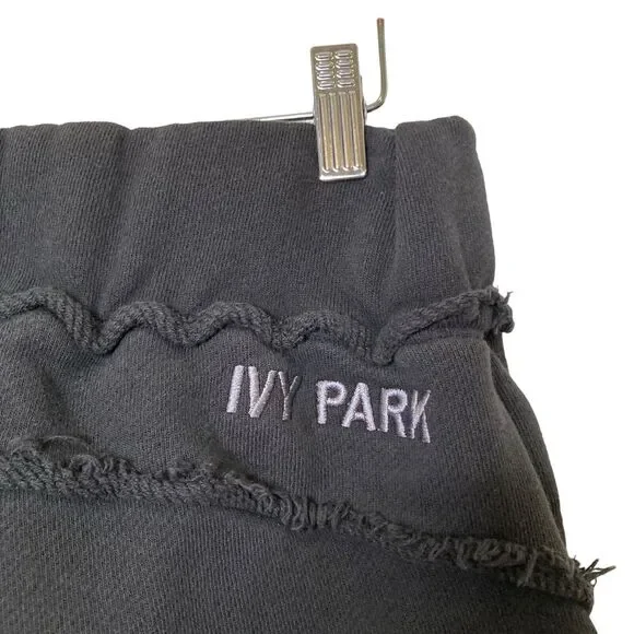 Adidas x Ivy Park Sweatpants Open Leg Side Slit Sweats Rare Size Small